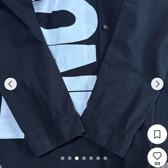 Preowned Vlone Original  Famous A$AP Rocky Raper  Designed  Dress Button Up . - Picture 4 of 13